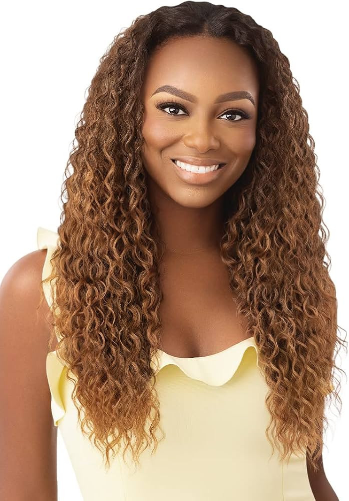 Outre - Converti-Cap - W&W - Island Curls (DR HONEY BROWN) | Amazon (US)