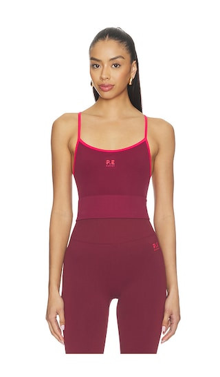 Release Seamless Tank Top in Cabernet & Strawberry Red | Revolve Clothing (Global)