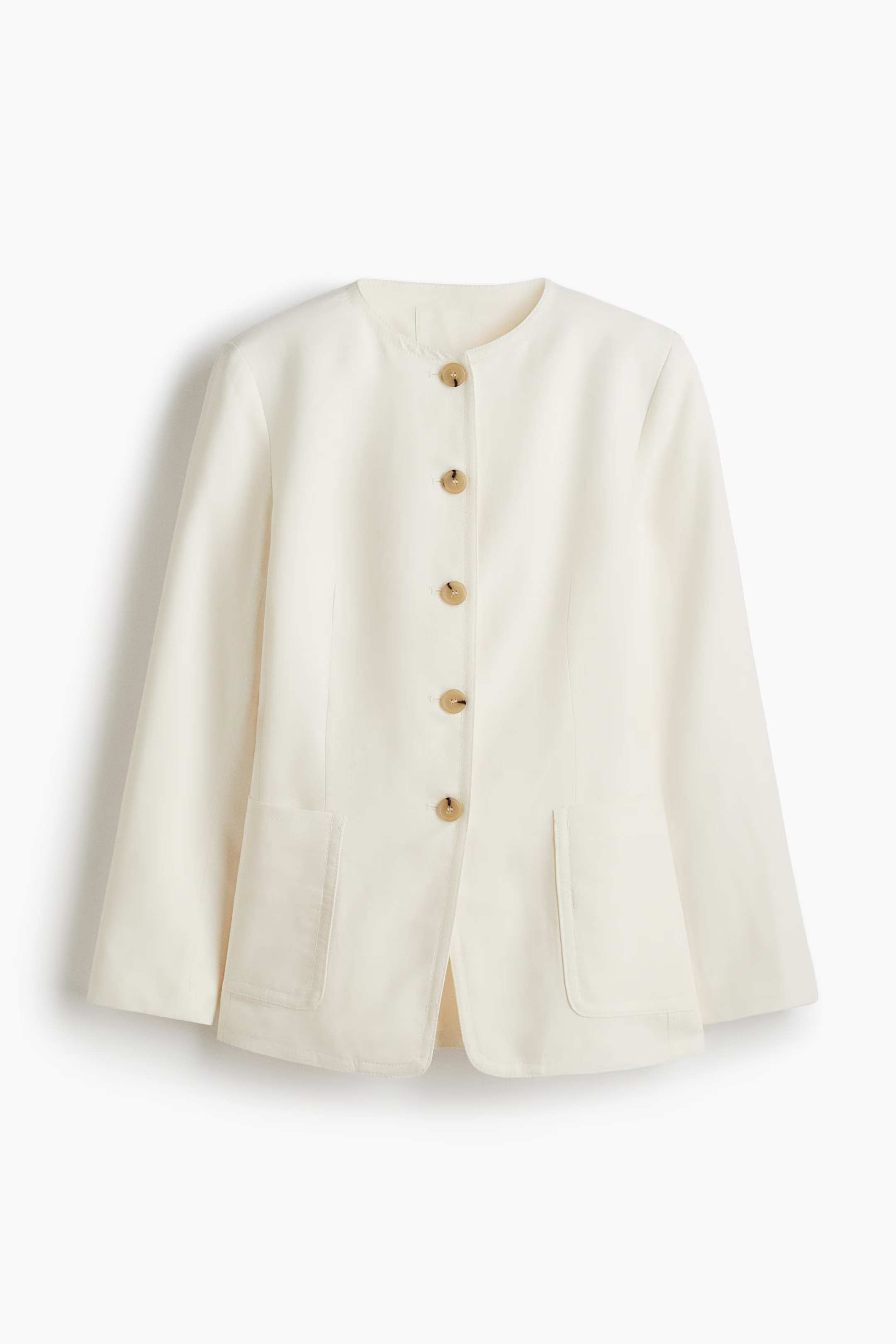 Linen-blend blazer | H&M (UK, MY, IN, SG, PH, TW, HK)