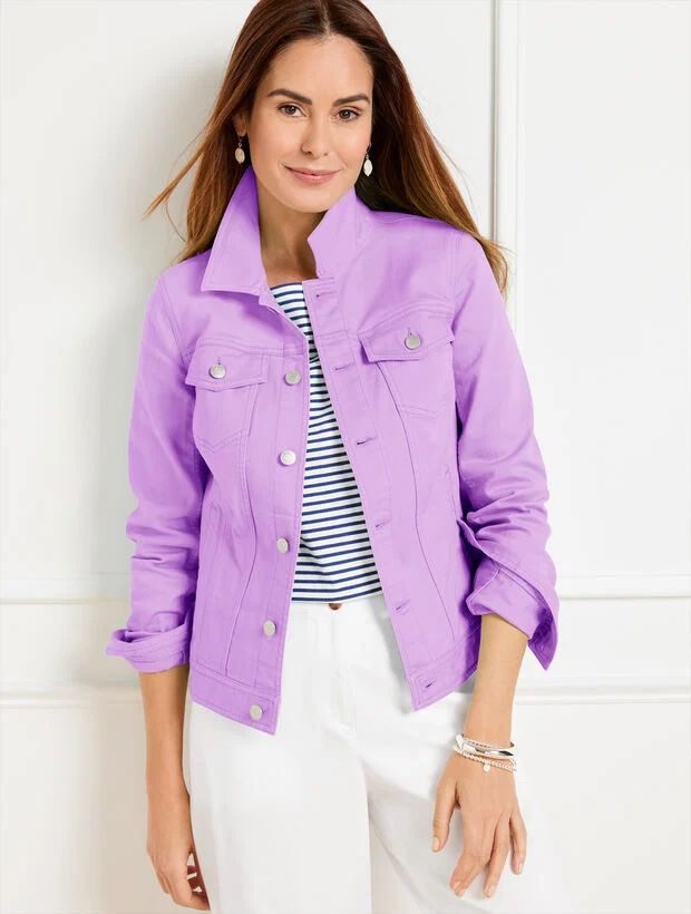 Classic Jean Jacket - Solids | Talbots