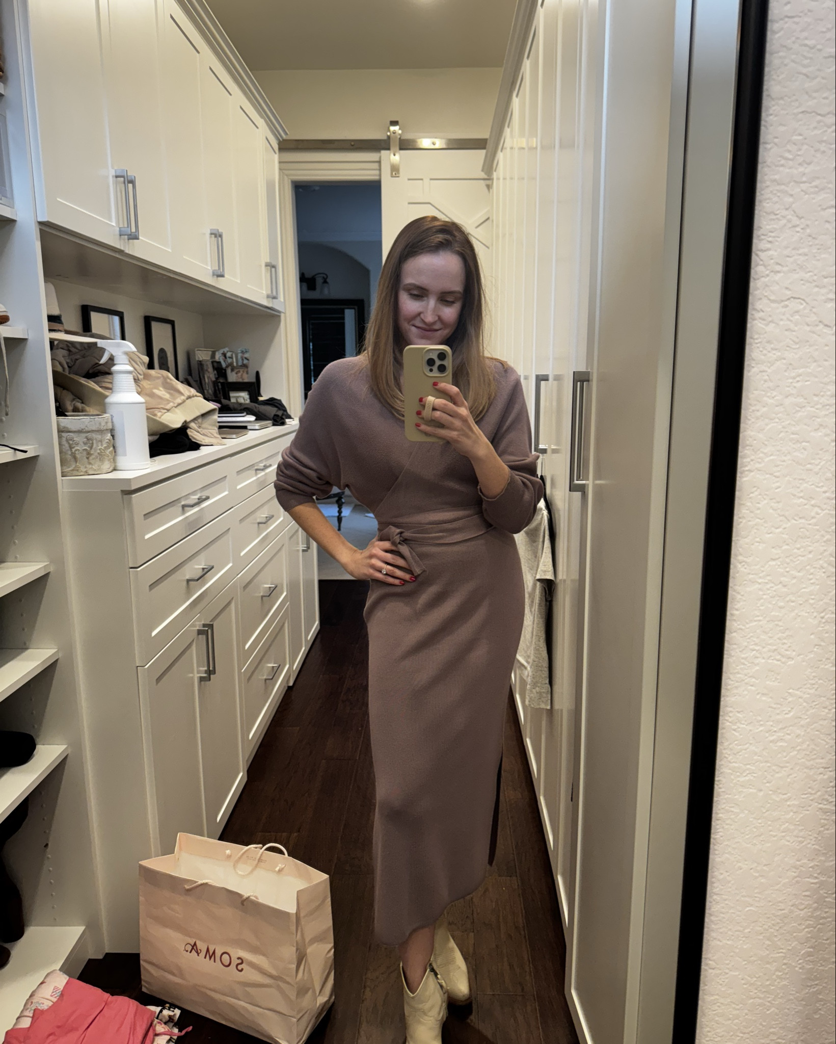 One of my favorite dresses I’ve ever purchased from Amazon! It’s a nice sweater material, the cut is flattering, it looks so cute if you are pregnant (I’m not) and it comes in a lot of colors!

#LTKStyleTip