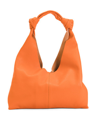 Made In Italy Leather Oversized Unlined Hobo | Handbags | Marshalls | Marshalls