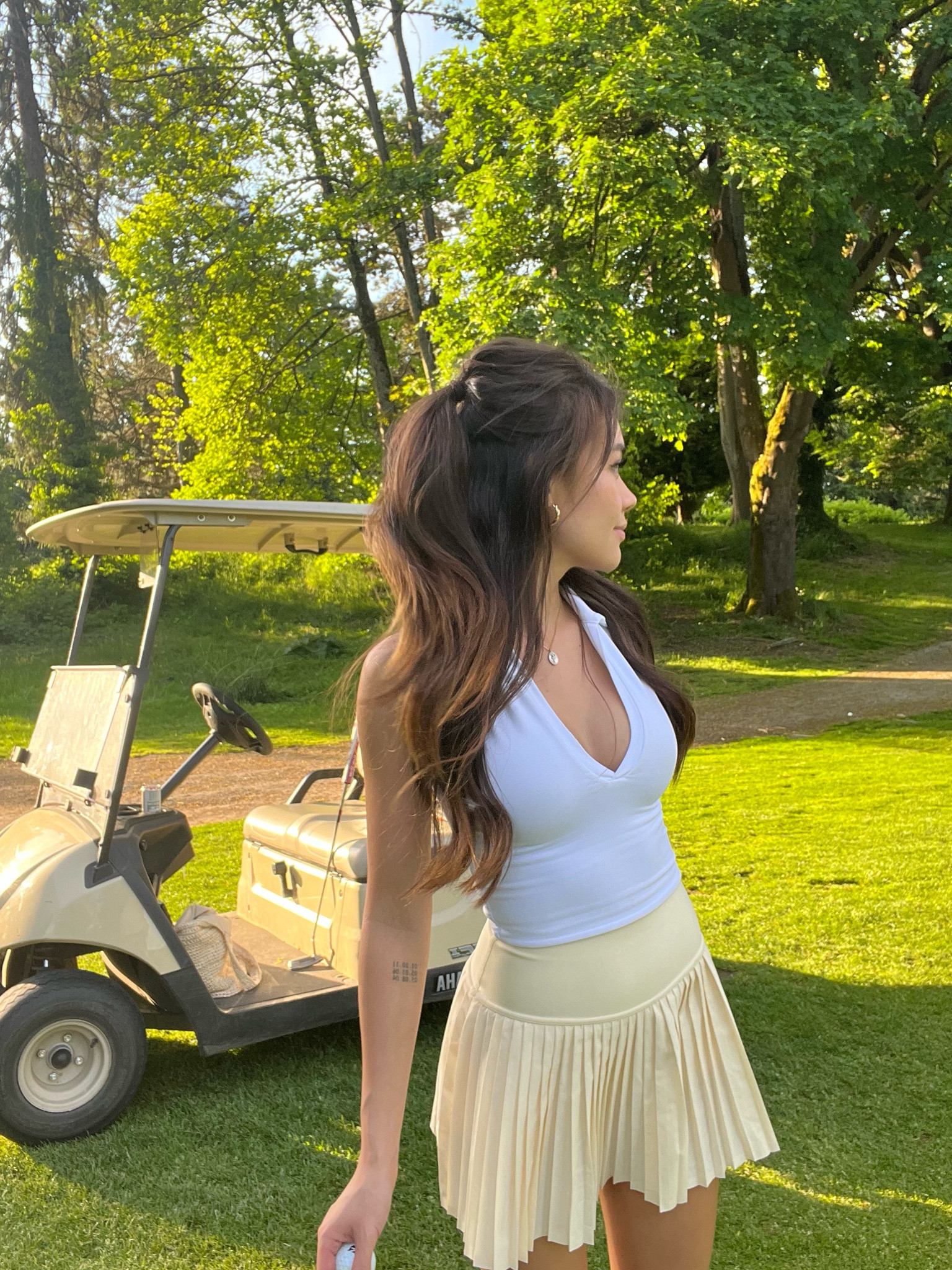 golf outfit 🏝️🐬🧚🏼🌼 #ltkvacationoutfits #summeroutfits #vacation #ootd #style