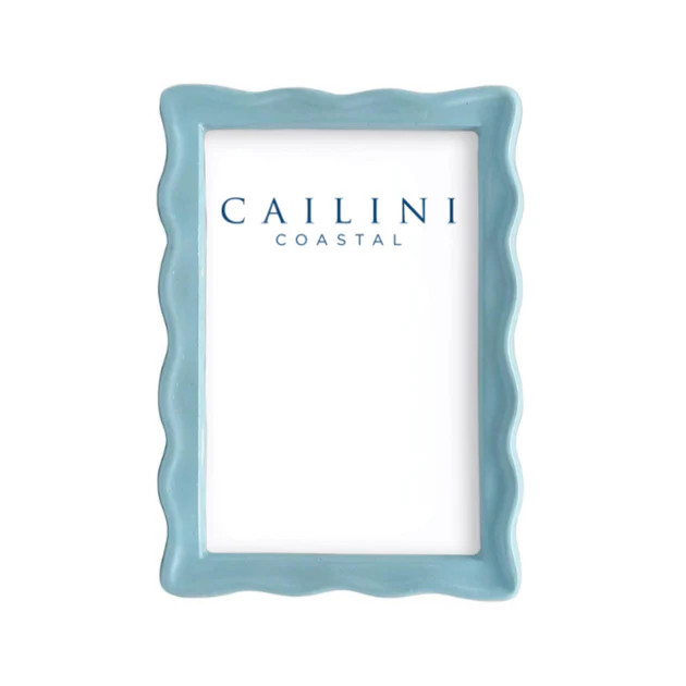 Wavy Photo Frame - Blue | Cailini Coastal