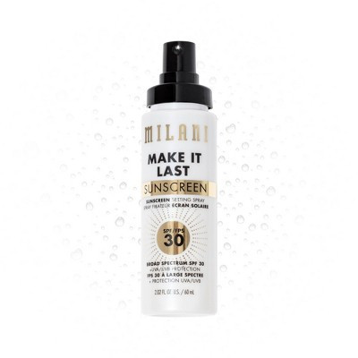 Milani Make It Last Sunscreen Setting Spray with SPF 30 - 2.02 fl oz | Target