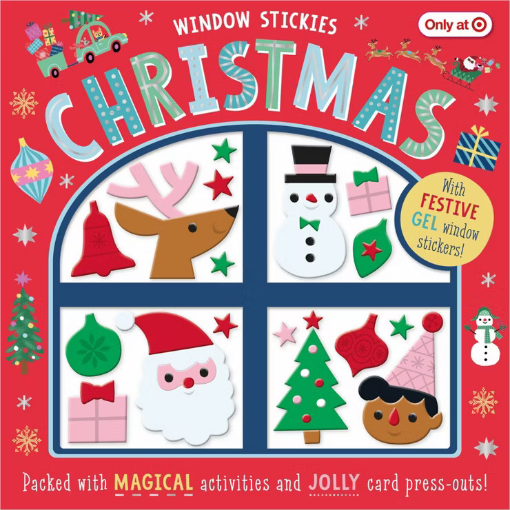 Window Stickies Christmas - by Elanor Best (Paperback) | Target