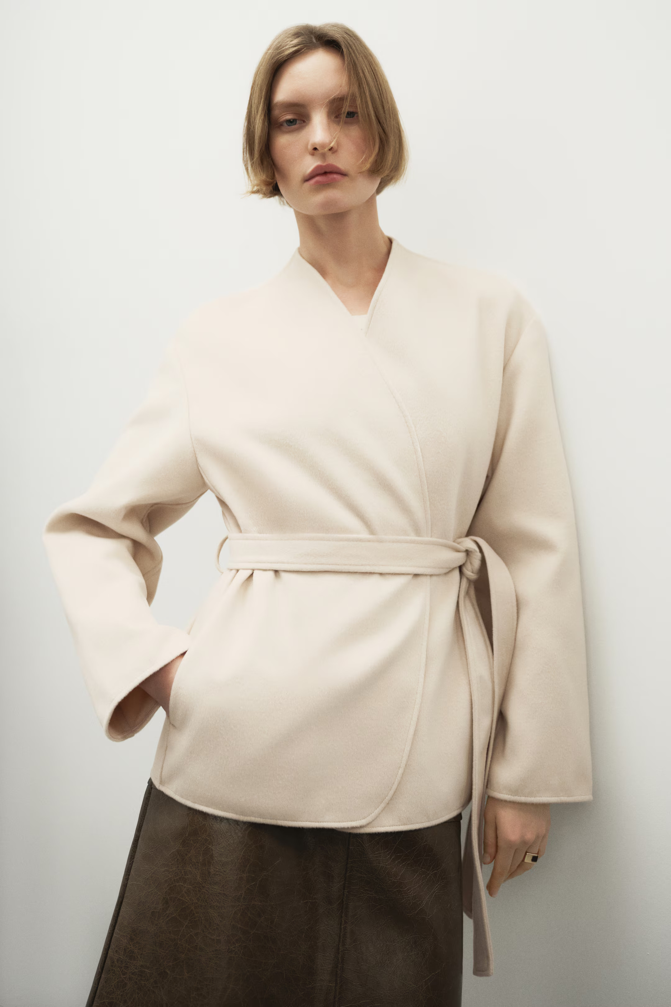 Tie-belt coat | H&M (UK, MY, IN, SG, PH, TW, HK)