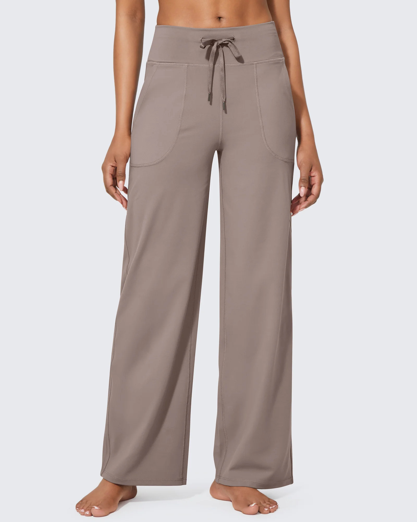 G4free Business Casual High-Waist Wide Leg Pants | g4free activewear