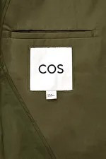 OVERSIZED SHORT TRENCH COAT - KHAKI - COS | COS (EU)