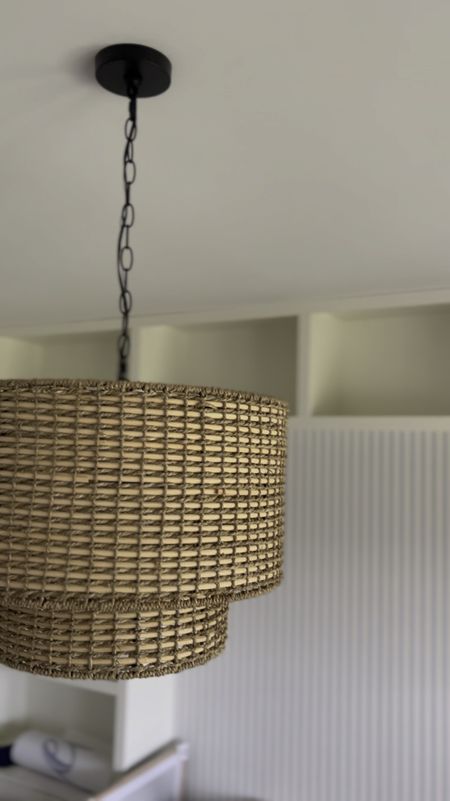 Rattan light fixture pendant light chandelier nursery baby’s room kids bedrooom Lowe’s and Home Depot finds home accents and decor modern farmhouse coastal style organic modern

#LTKfindsunder100 #LTKstyletip #LTKhome