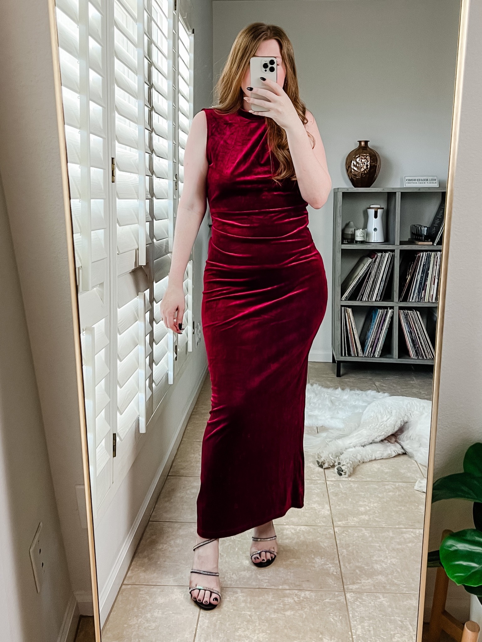 Winter wedding guest dress from amazon wearing size large. Amazon dress. Velvet dress. Holiday dress. 

#LTKunder50 #LTKHoliday #LTKwedding