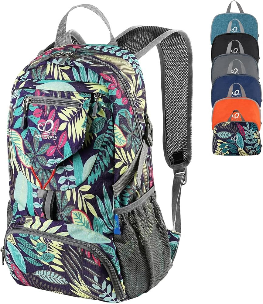 WATERFLY Small Lightweight Packable Backpack: 20l Ultra Light Foldable Travel Hiking Camping Dayp... | Amazon (US)