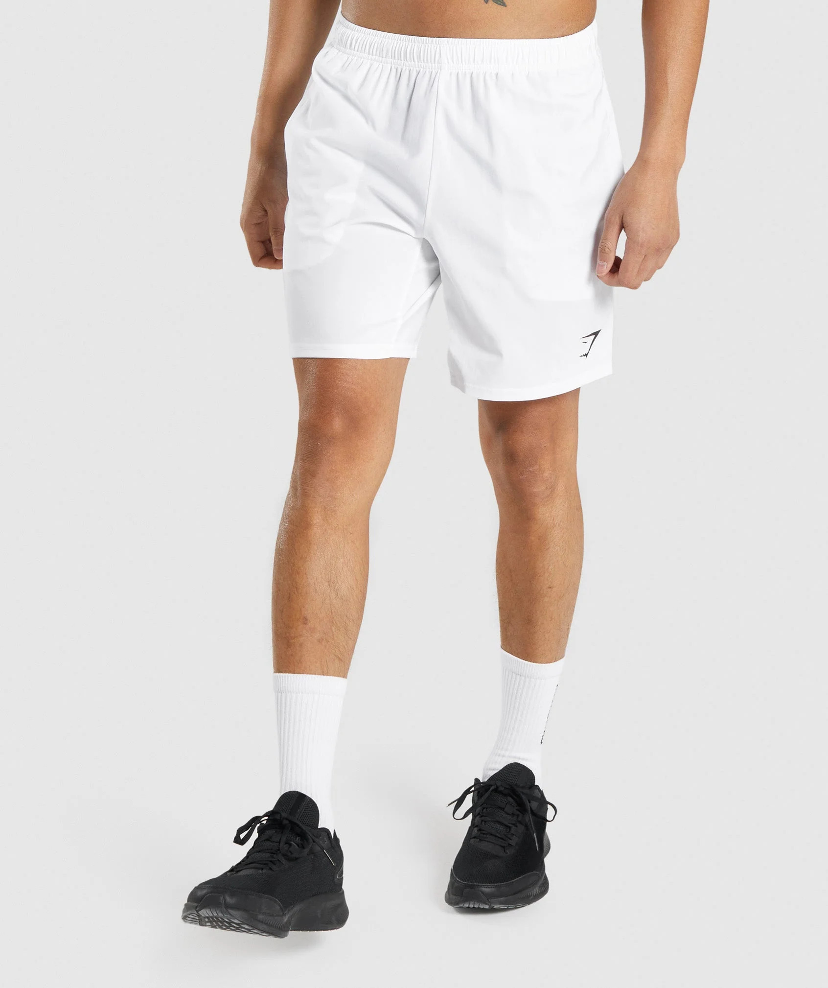 Gymshark Arrival 7" Shorts - White | Gymshark US