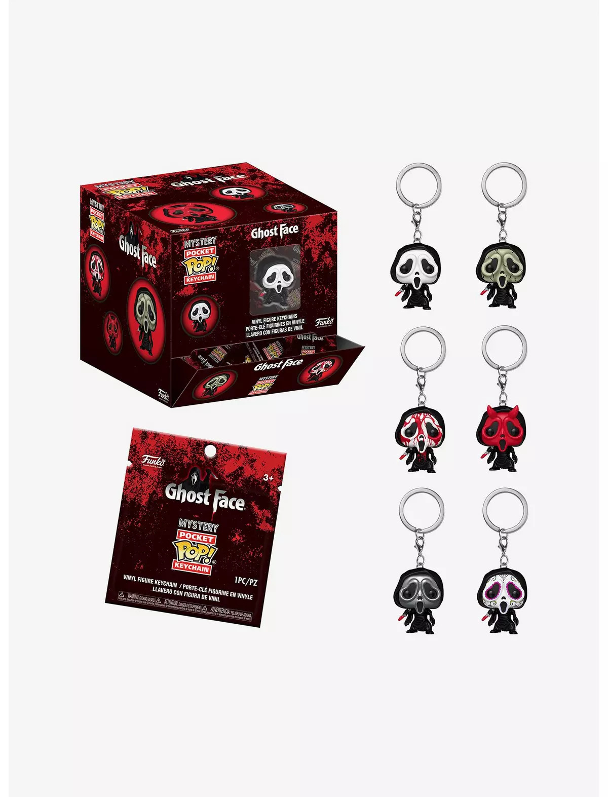 Funko Ghost Face Pocket Pop! Blind Bag Keychain | Hot Topic | Hot Topic