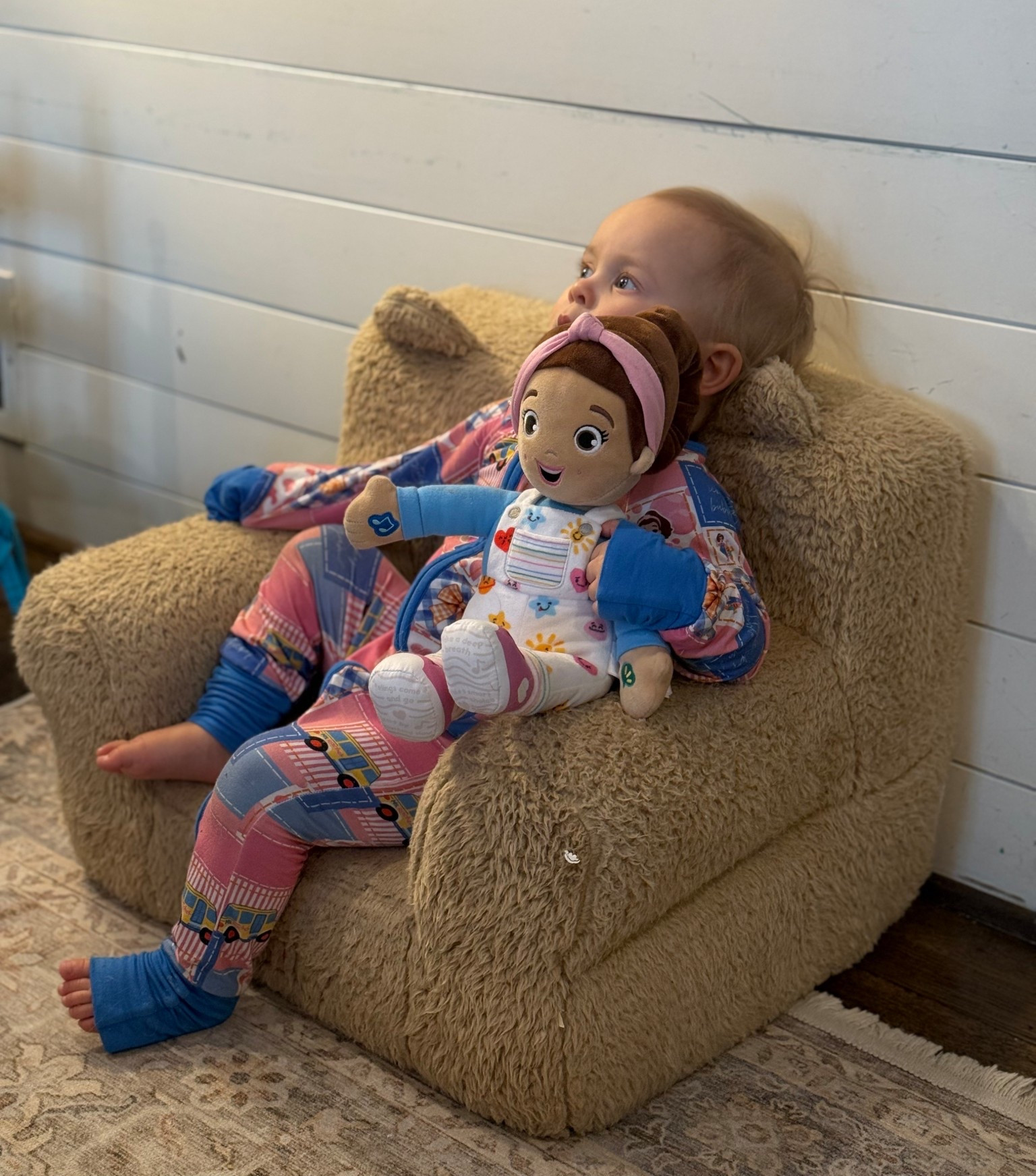 Ms Rachel lover 💕🙂 wearing Ms Rachel pajamas with her Ms Rachel doll , watching Ms Rachel of course  📺

#LTKmomlife #LTKKids #LTKBaby