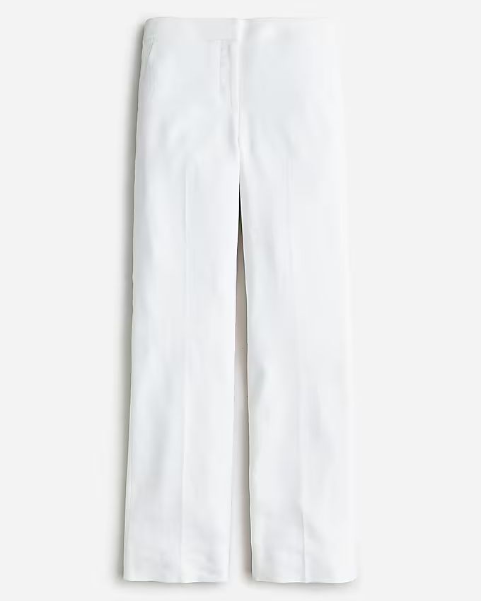 Willa full-length flare pant in stretch linen blend | J.Crew US
