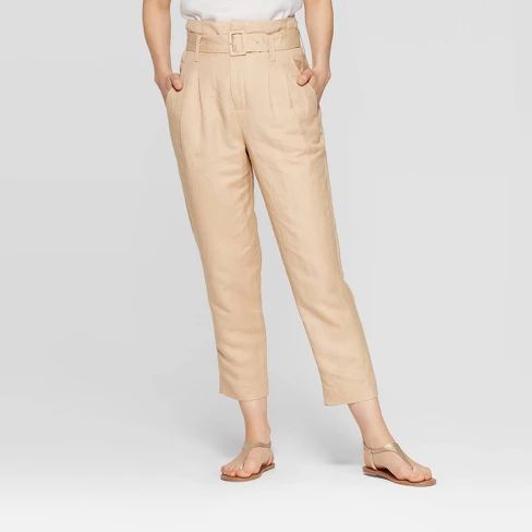 Women's Regular Fit High-Rise Straight Leg Ankle Length Pants - A New Day™ | Target