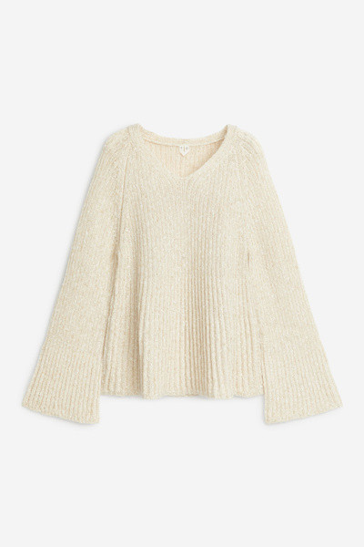 Relaxed Jumper – Beige – Women – ARKET GB | Arket UK