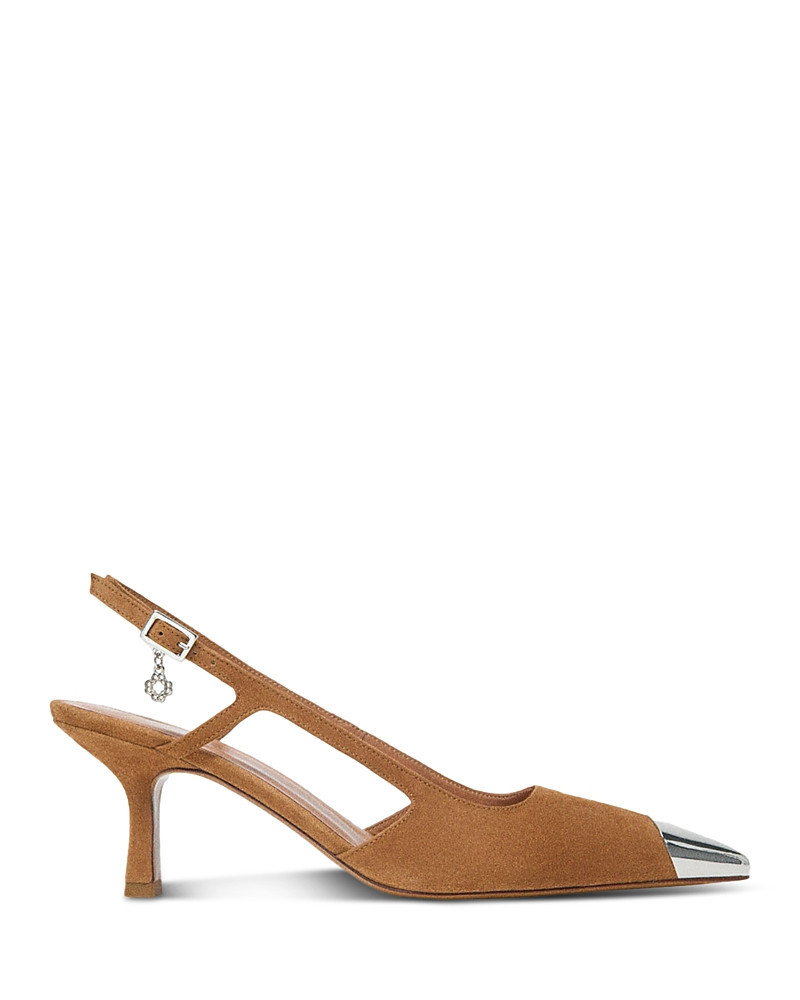 Maje Women's Metallic Toe Suede Pumps | Bloomingdale's (US)