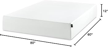 ZINUS 12 Inch Green Tea Memory Foam Mattress [New Version], Fiberglass free, Medium Firm Feel, Zo... | Amazon (US)