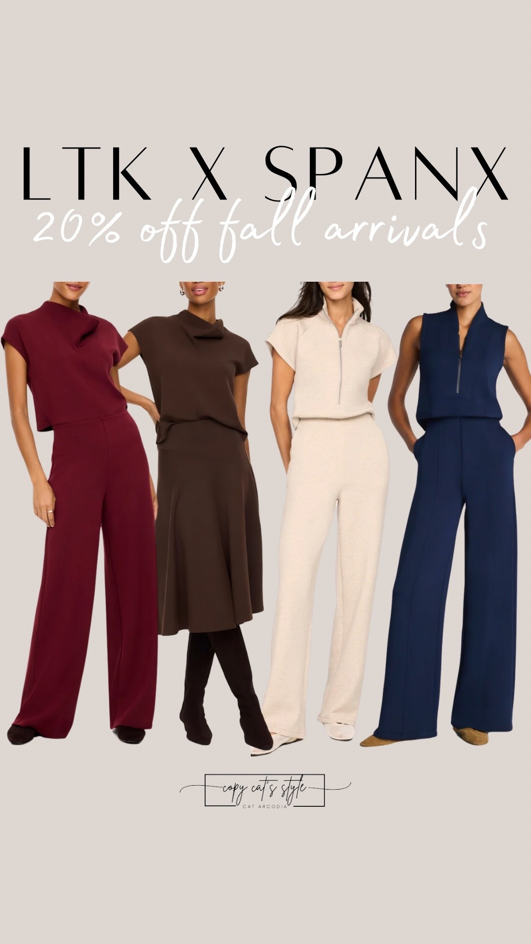 LTK x SPANXS exclusive sale on air essentials. Spanx sale, Spanx jumpers, Spanx half zip jumpsuits, Spanx air essentials

#LTKOver40 #LTKMidsize #LTKPlusSize
