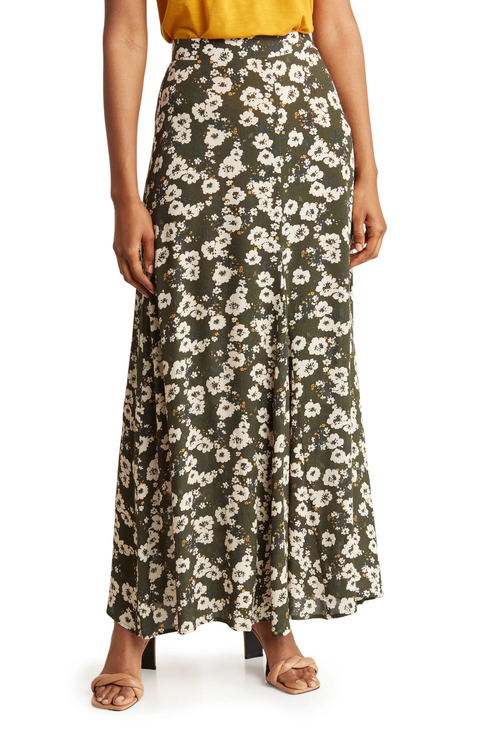 Godet Maxi Skirt | Nordstrom Rack