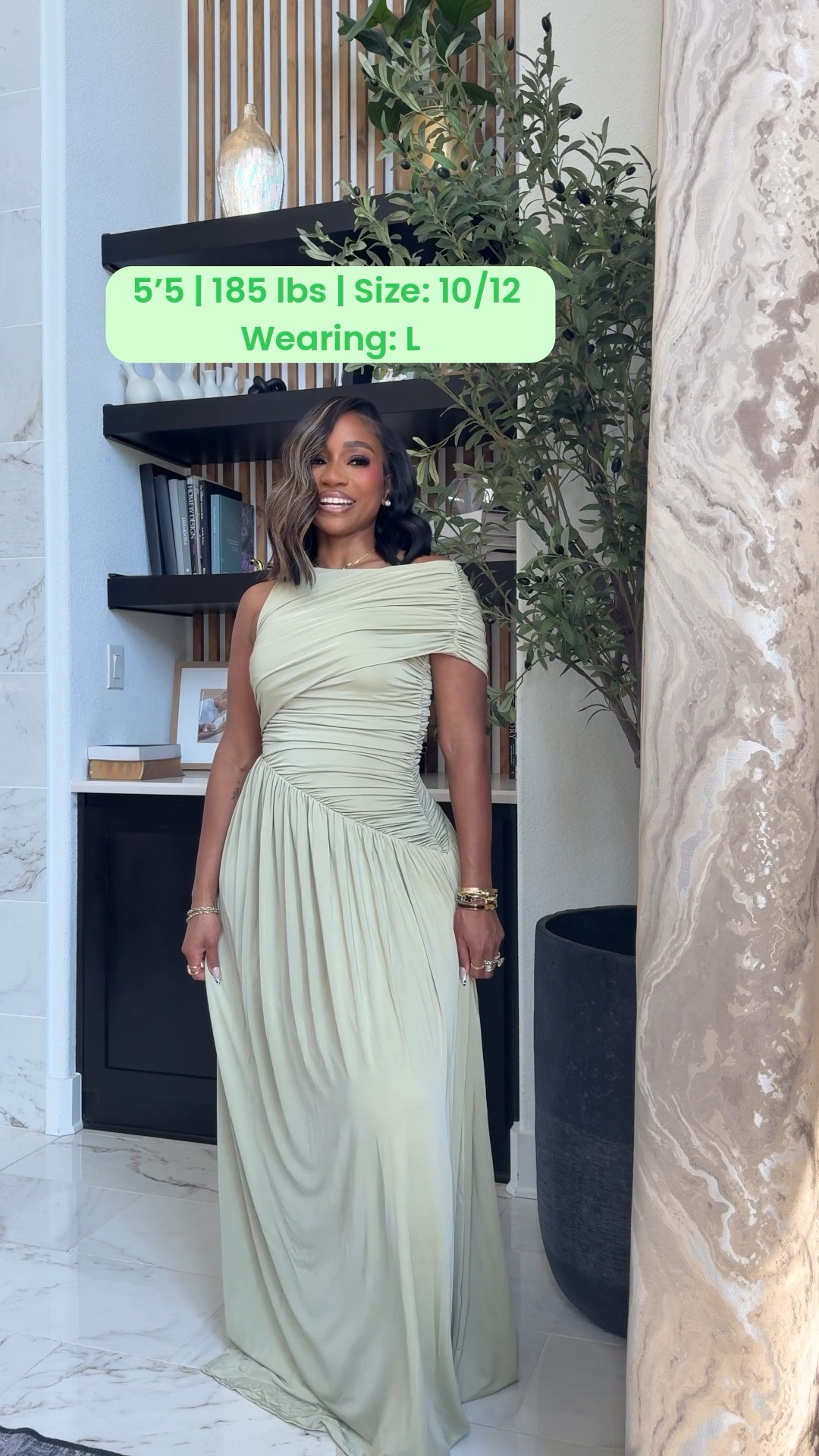 Slinky Asymmetric Maxi Dress in Sage! Perfect for a wedding guest dress! Comes in other colors

#LTKMidsize #LTKWedding #LTKootd