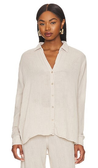 Leo Top in Cement | Revolve Clothing (Global)