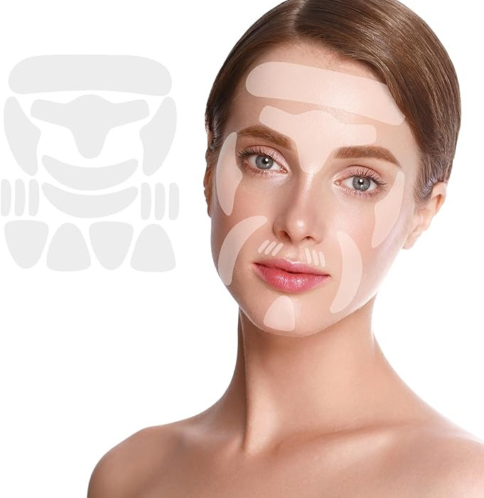 Face Wrinkle Patches 160 pcs, Reusable Silicone Smoothing Strips for Forehead Lines, Frown 11s, U... | Amazon (US)