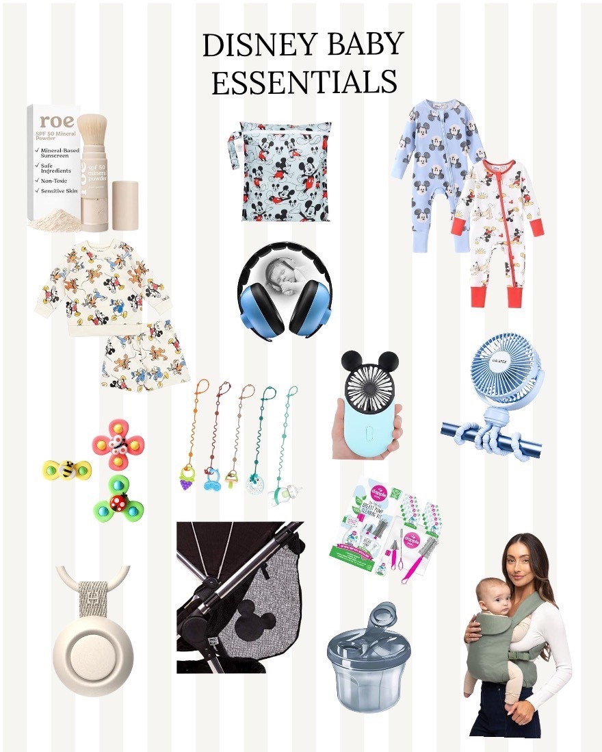 Disney baby travel essentials and Disney must haves for babies! 

Traveling with baby, babies at disney, Amazon travel must haves, Disney with baby, Disney baby essentials, Disney packing list baby, Traveling to Disney with baby, Disney World baby tips, Disney stroller essentials, Baby must haves Disney trip, Disney mom essentials, Disney park bag baby


#LTKmomlife #LTKTravel #LTKBaby
