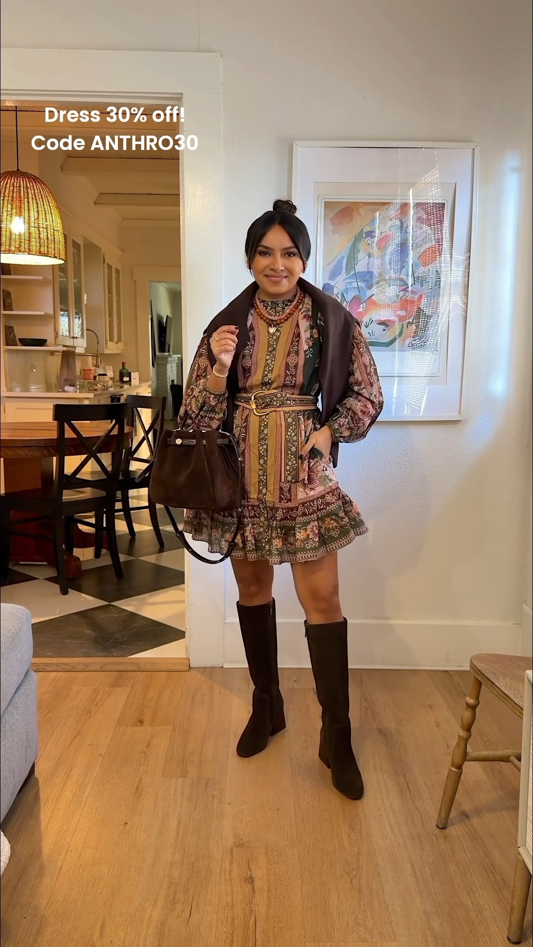 Dress size xxs TTS
Cardigan size xs petite TTS 
Waterproof brown boots size 6 TTS 
Earrings and pink necklace - similar linked 
#LTKStyleTip

#LTKCyberWeek #LTKHoliday #LTKSaleAlert