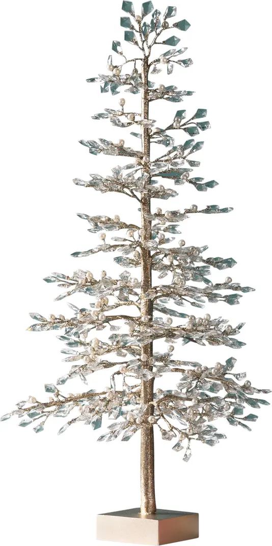 Balsam Hill Crystal & Bead Champagne Tabletop Tree | Nordstrom | Nordstrom