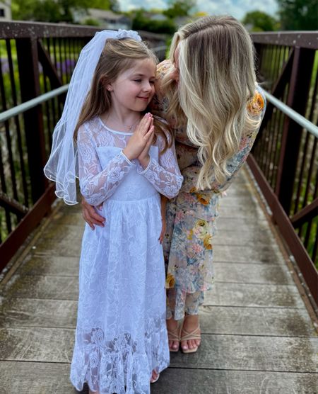 Formal dress and Aubrey’s! 

I’m in small and she is in her tts. Hers works as a flower girl option as well🤍

Formal dress. White dress. Girls dress. Floral dress. Summer dress. 

#LTKFindsUnder50 #LTKStyleTip #LTKFamily