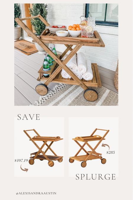 Patio bar cart look for less!

Patio finds, seasonal decor, shop the look, summer finds, bar cart, spring style, save or splurge, shop the look!

#LTKhome #LTKSeasonal #LTKFind