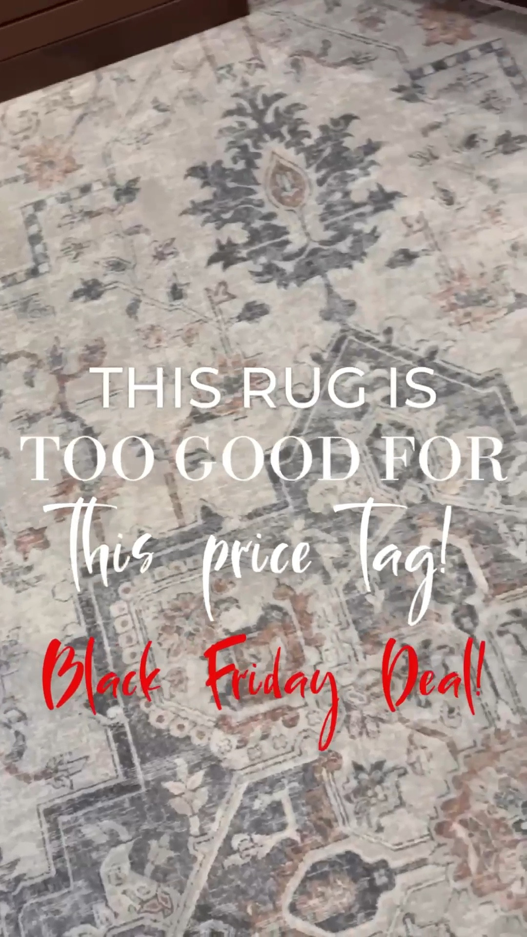 This rug is giving designer looks without the price tag. ✨

#LTKGiftGuide #LTKHoliday #LTKCyberWeek