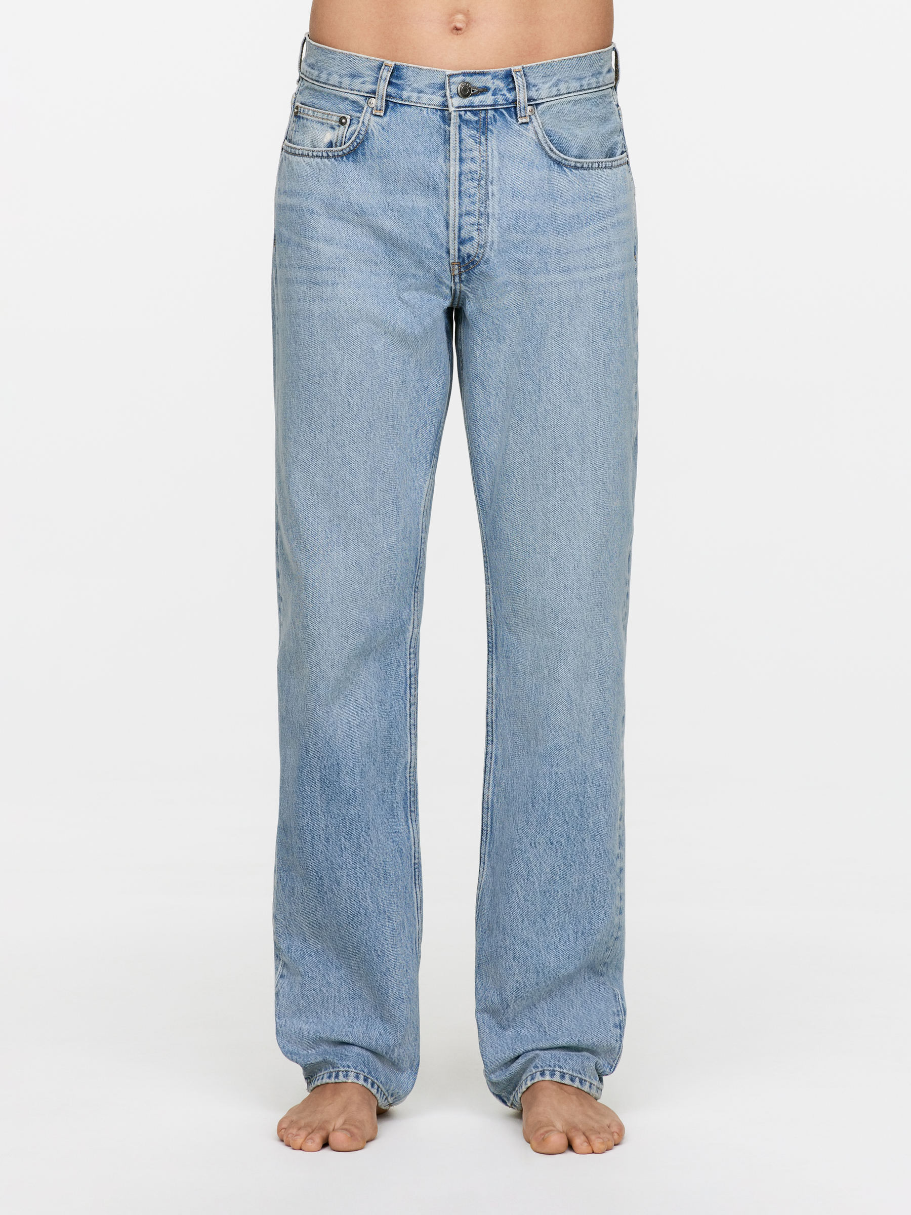 OCEAN Loose Straight Jeans – Blue – Men – ARKET GB | Arket UK