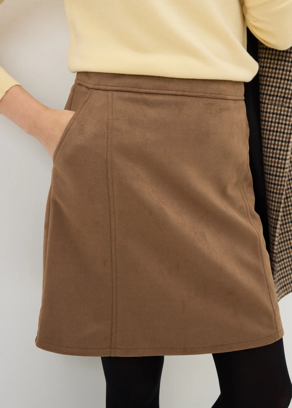 Brown Suede Mini Skirt | Matalan (UK)