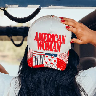 American Woman Puff Pattern Hat | Mountain Moverz