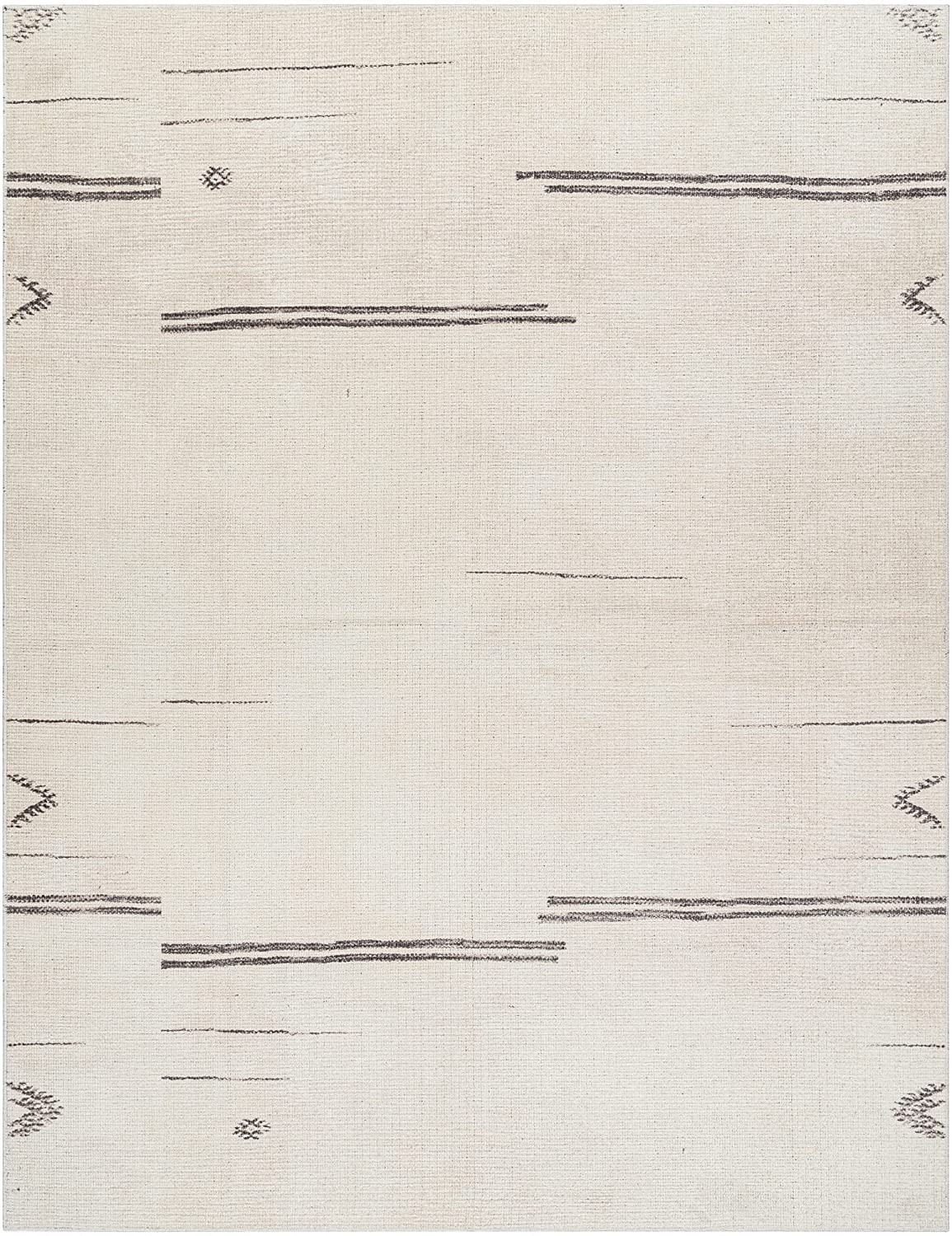 SURYA Becki Owens x Rivi Moroccan Area Rug, 7'10" x 10', Light Grey | Amazon (US)