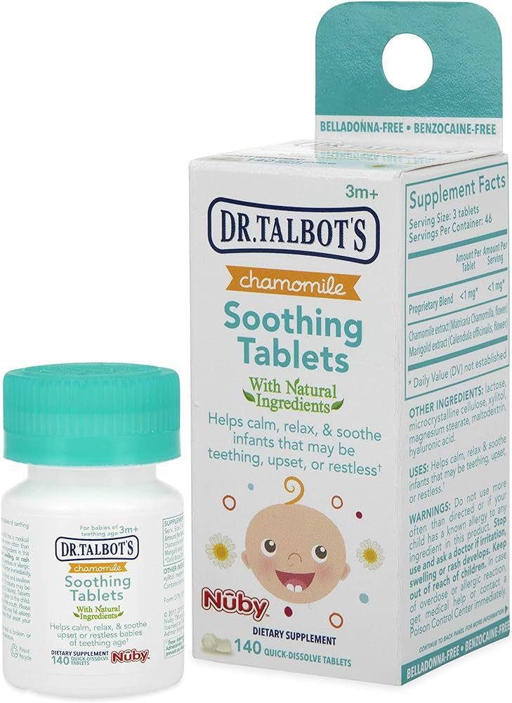 Dr. Talbot's Chamomile Soothing Tablets, Quick Dissolve, 140 Count | Amazon (US)