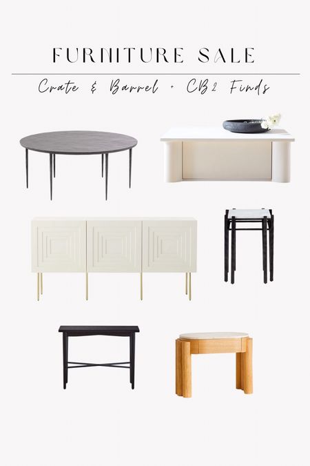 Crate & Barrel / CB2 furniture sale!

#LTKhome #LTKFind #LTKsalealert