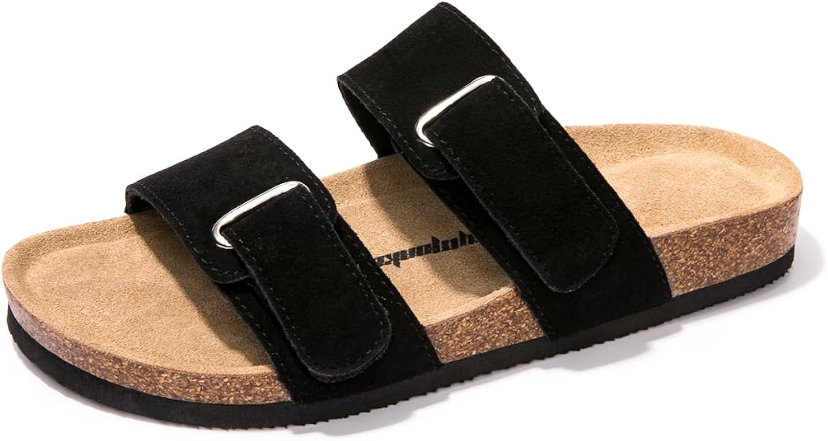 FUNKYMONKEY Unisex Slide Sandals Adjustable Double Buckle with Soft Footbed Comfort Slides for Wo... | Amazon (US)