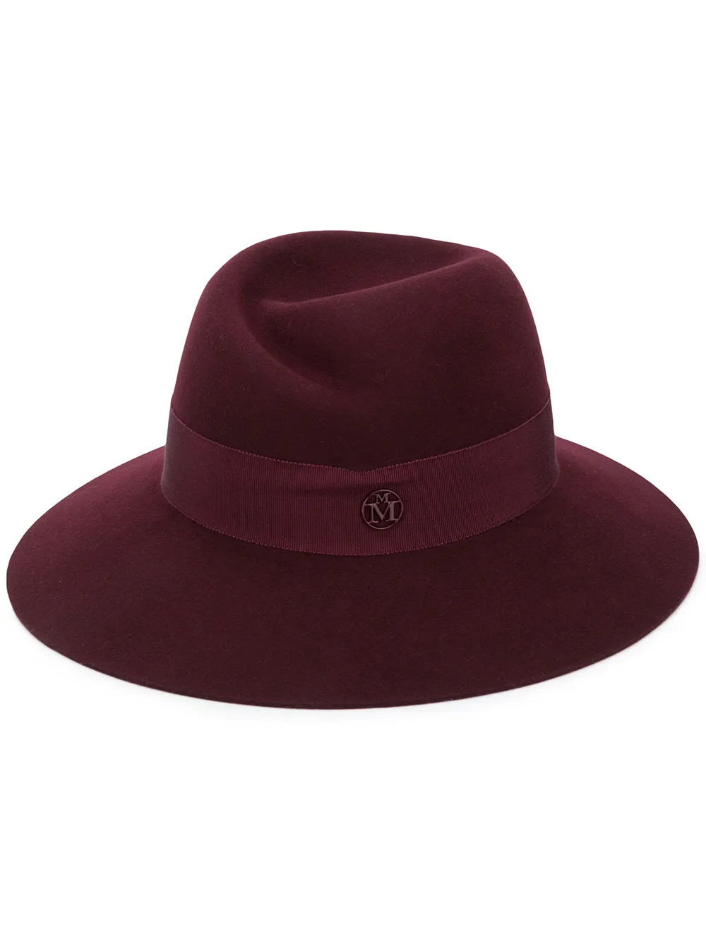 Maison Michel Virginie Felt Fedora Hat | Red | FARFETCH BE | Farfetch Global