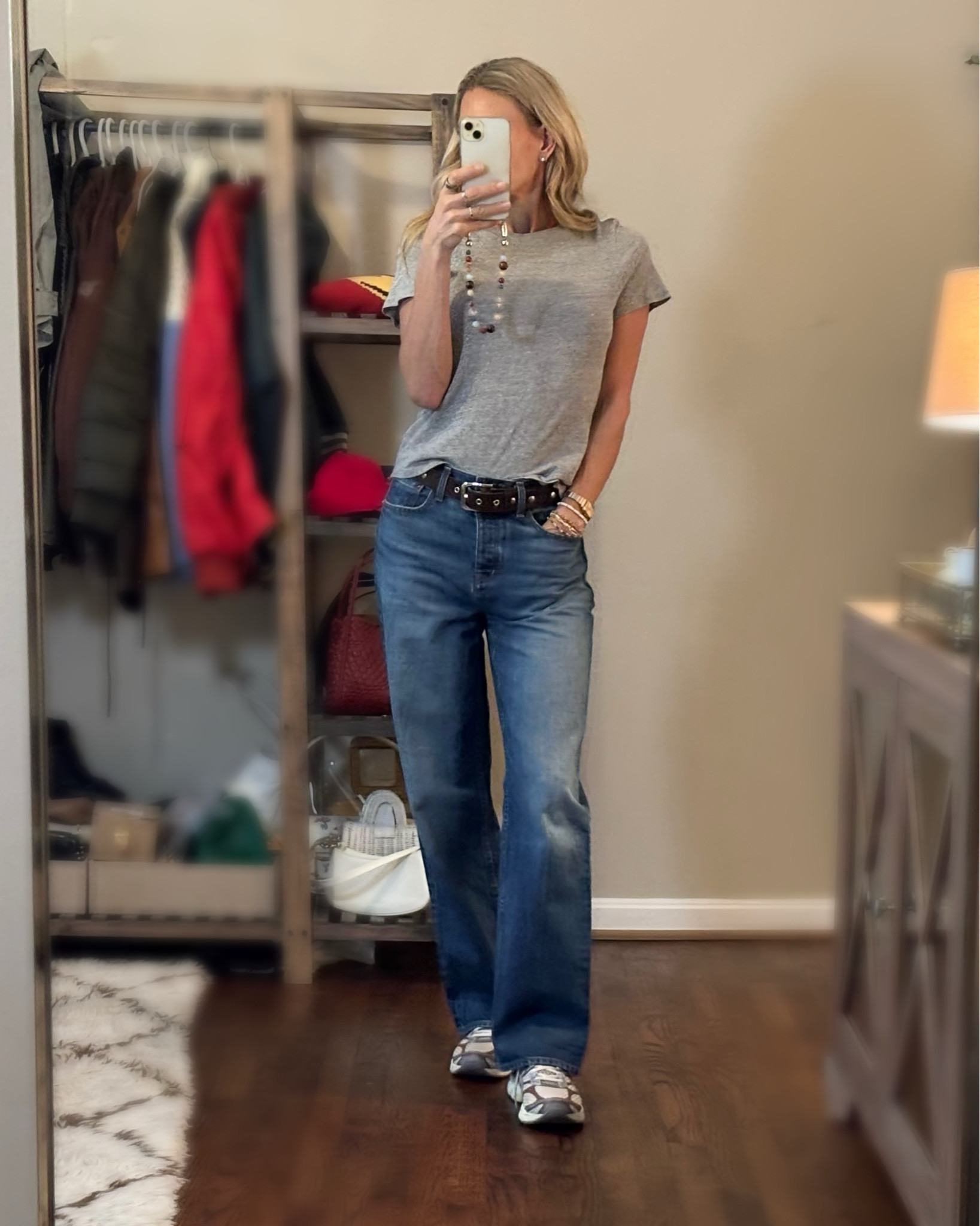 @Madewell has the best basic tees and the denim I reach for all the time! I also love th color combo of gray and brown! Denim comes in lengths and t shirt is on sale! And since it’s going to rain all day…this Lioness windbreaker may not come off!

#LTKOver40 #LTKTall #LTKSaleAlert