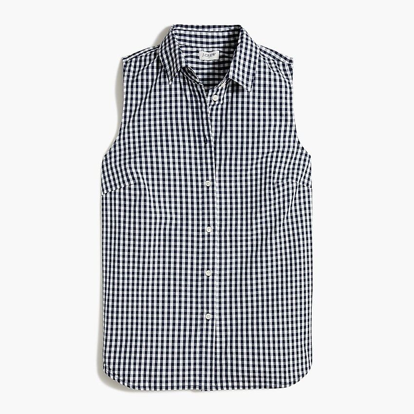 Sleeveless button-up shirt in signature fit | J.Crew Factory