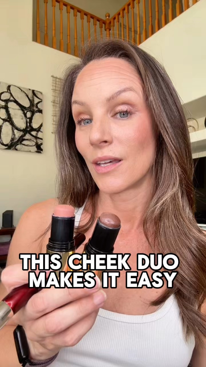 This cheek duo gives the perfect soft sculpt. I use Baked, a deep brown gel tint, to add warmth to my cheeks, forehead, and temples, then layer Hypernude on top for that natural flush that melts seamlessly into the contour. Both formulas are hydrating, easy to blend, and long-lasting. Together they create the most effortless, everyday sculpted cheek.
#makebeauty #makebeautycreamstroke #makebeautyheatstroke #creamblush #beautyover40 @MAKE Beauty

#LTKOver40 #LTKBeauty #LTKmomlife