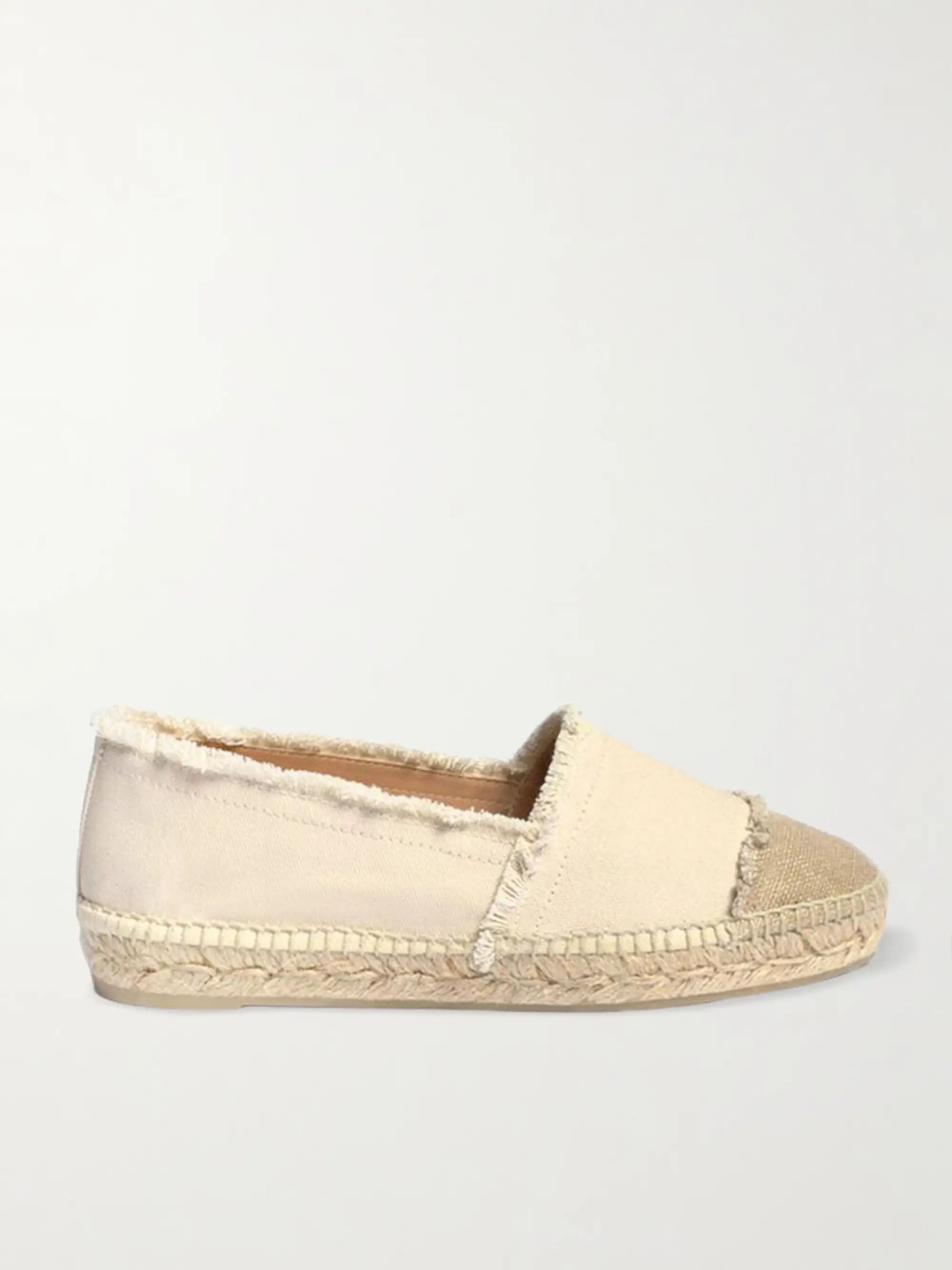 + NET SUSTAIN Kampala frayed canvas espadrilles | NET-A-PORTER (US)