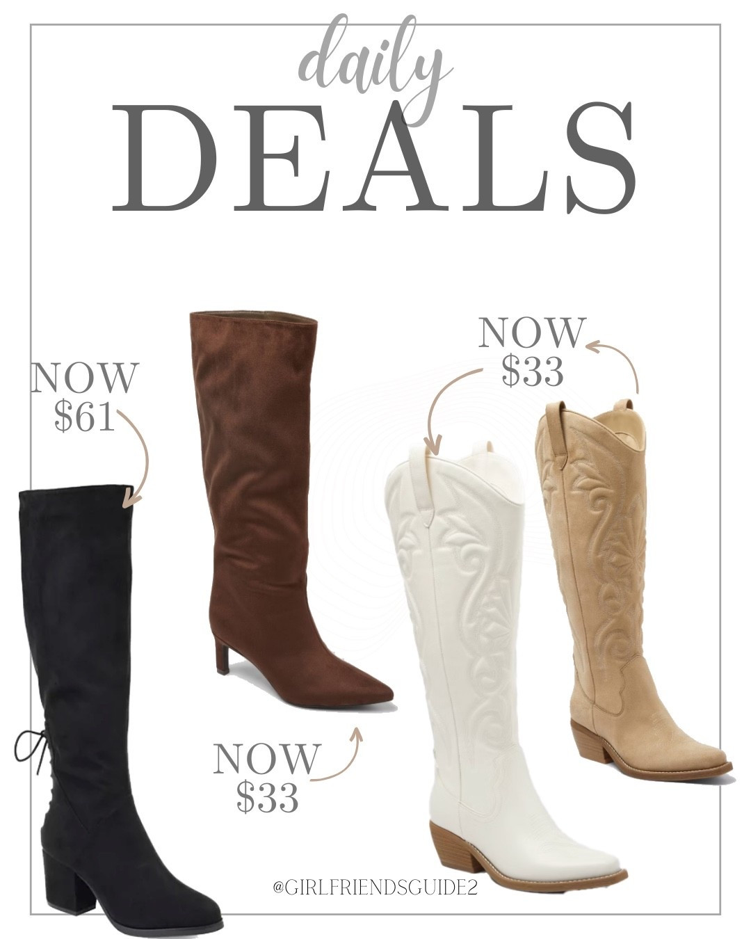 Kohls and Target boots for fall and winter.  On sale today!

#boots #tallboots #kneehighboots #western

#LTKSeasonal #LTKShoeCrush #LTKFindsUnder100