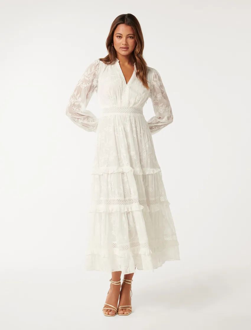 Helena Embroidered Dress | Ever New (CA)