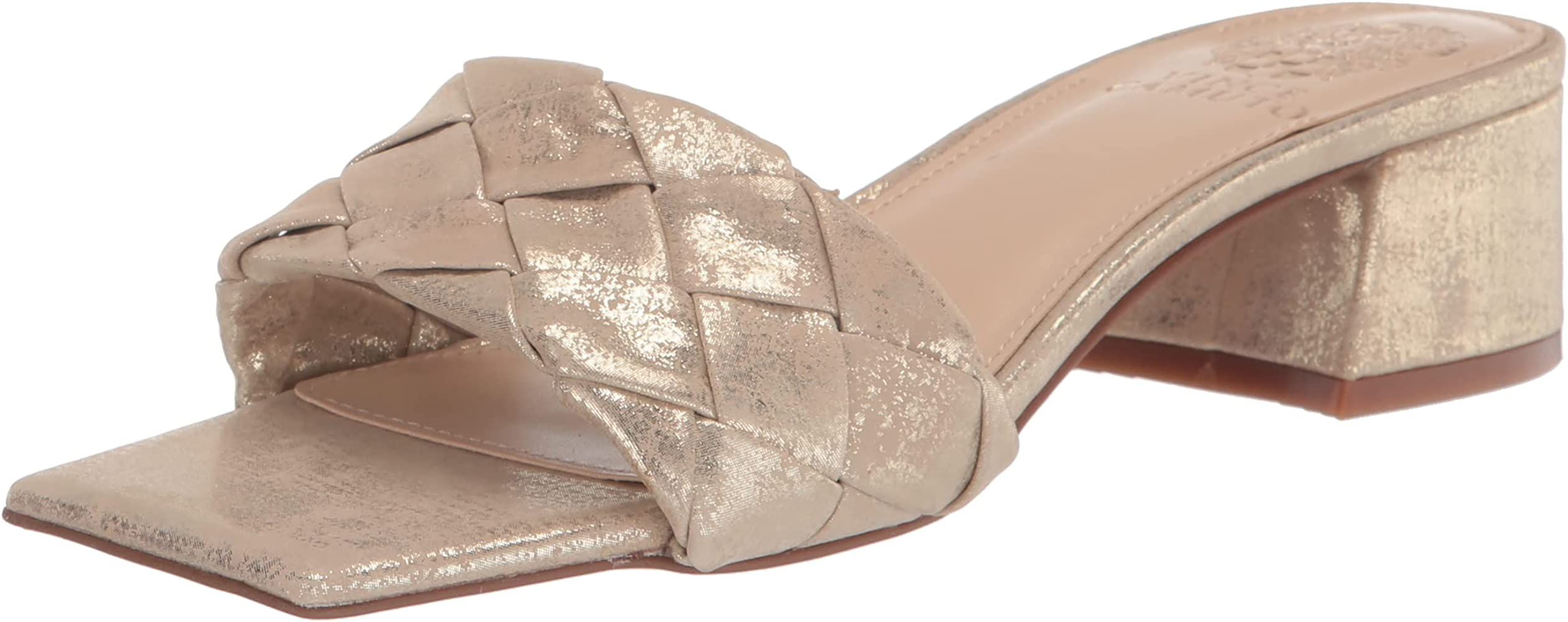 Vince Camuto Women's Semtera Woven-Strap Sandal Heeled | Amazon (US)